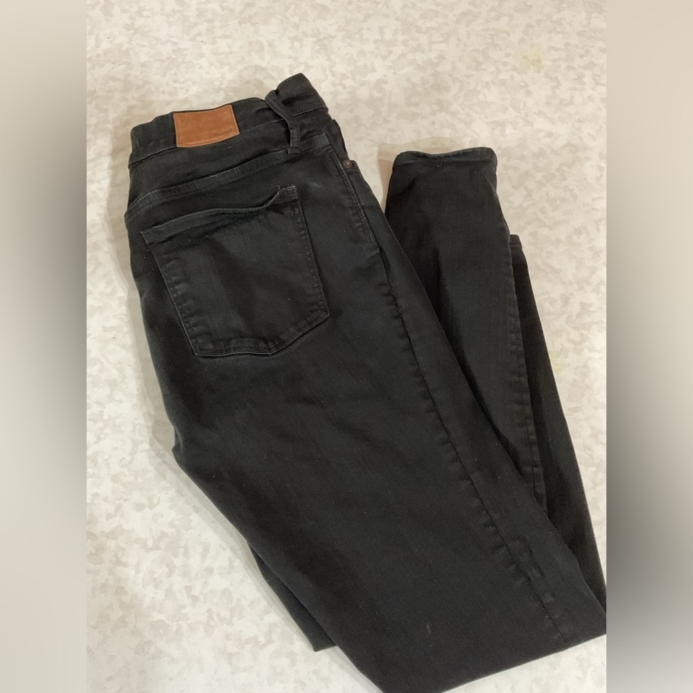 Madewell Women's high rise Black Skinny Jeans waist 32